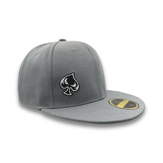 Twisted Spade Premium Fitted Hat - Dark Gray