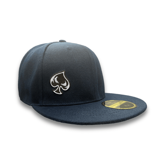 Twisted Spade Premium Fitted Hat - Navy Blue