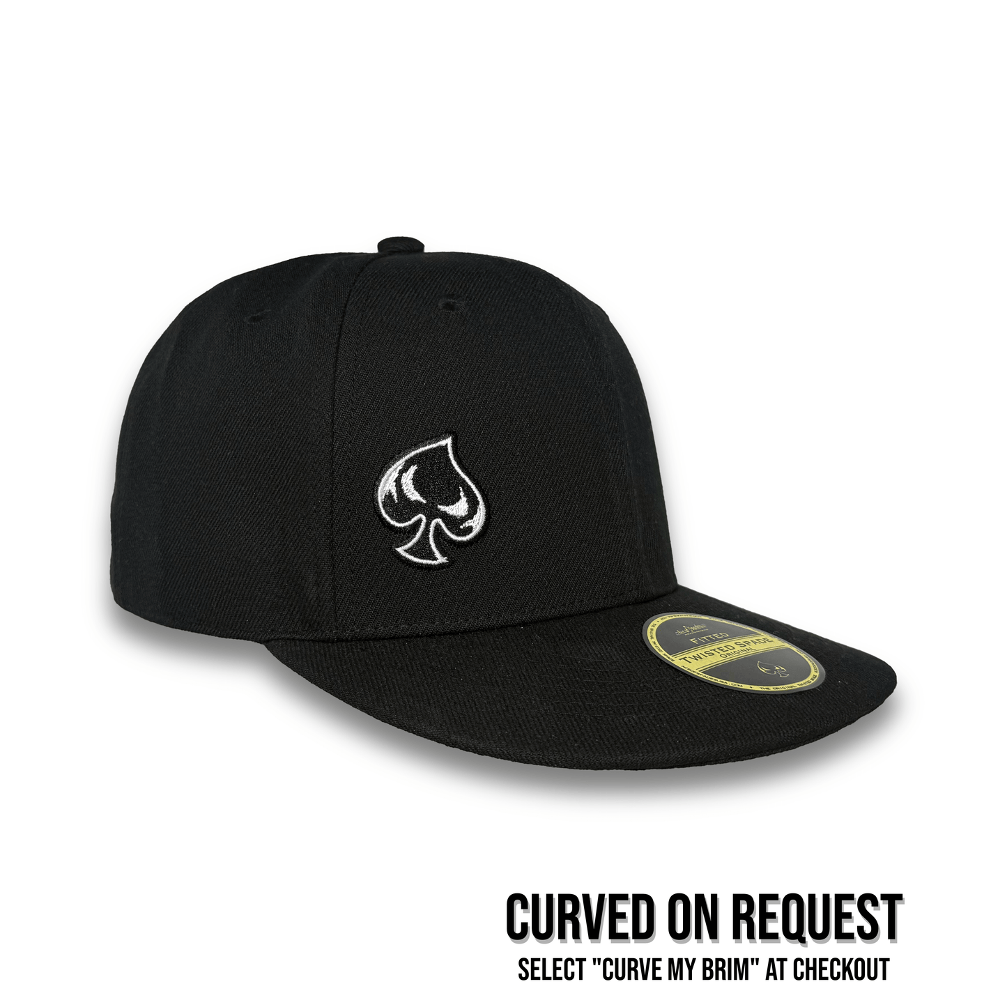 Twisted Spade Premium Fitted Hat - Black