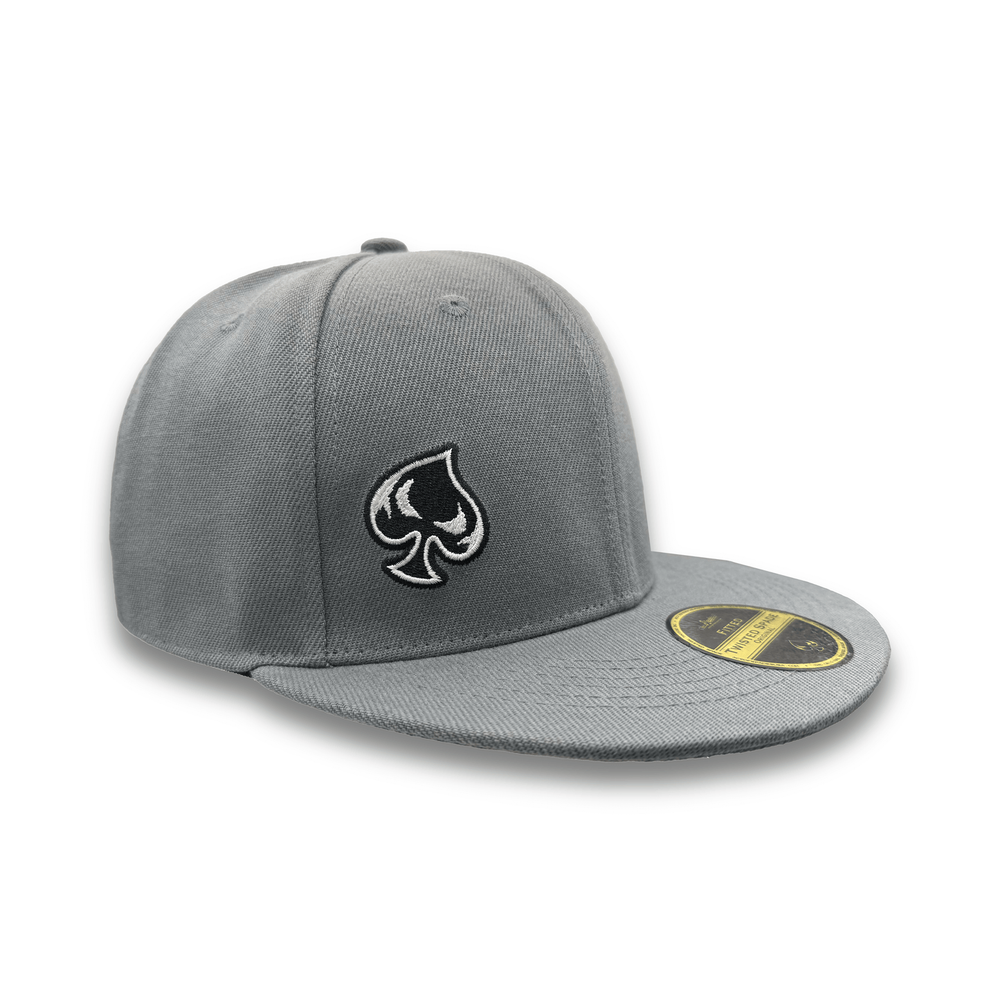 Twisted Spade Premium Fitted Hat - Dark Gray