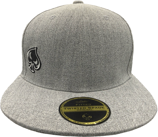 Twisted Spade Original Premium Fitted - Heather Gray