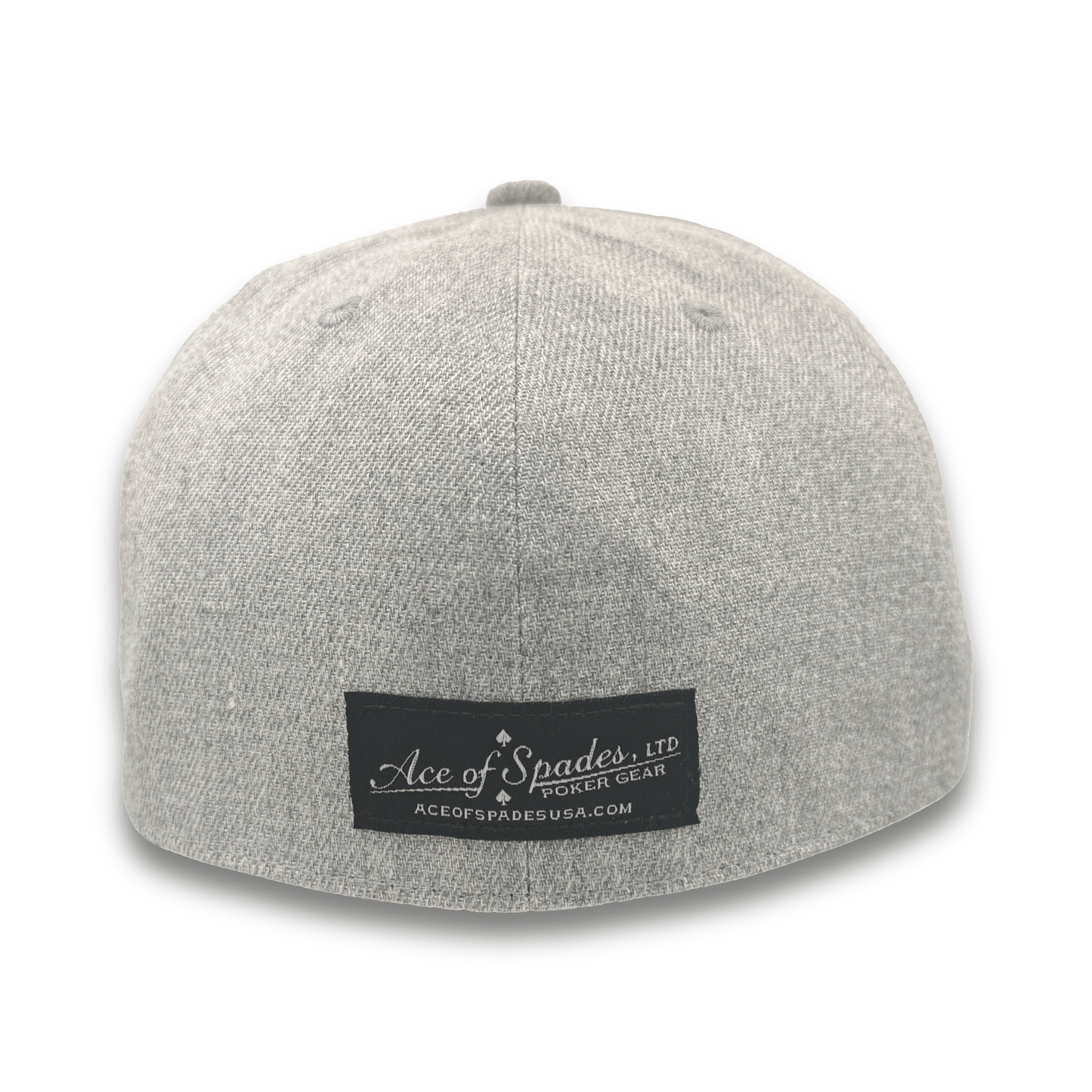 Twisted Spade Premium Fitted Hat - Heather Gray