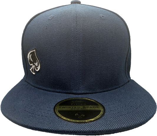 Twisted Spade Original Premium Fitted - Navy Blue
