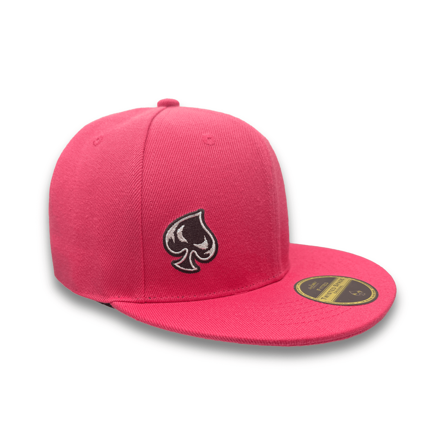 Twisted Spade Premium Fitted Hat - Pink