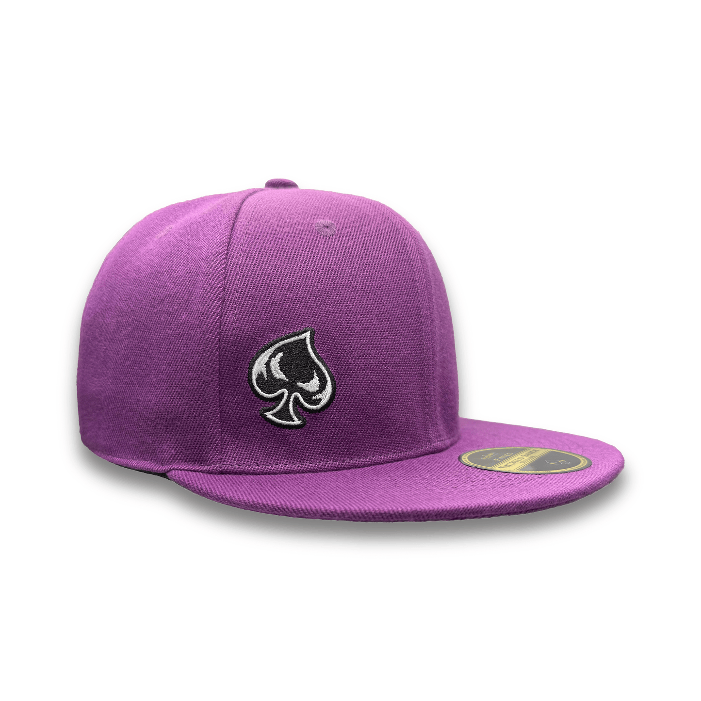 Twisted Spade Premium Fitted Hat - Purple